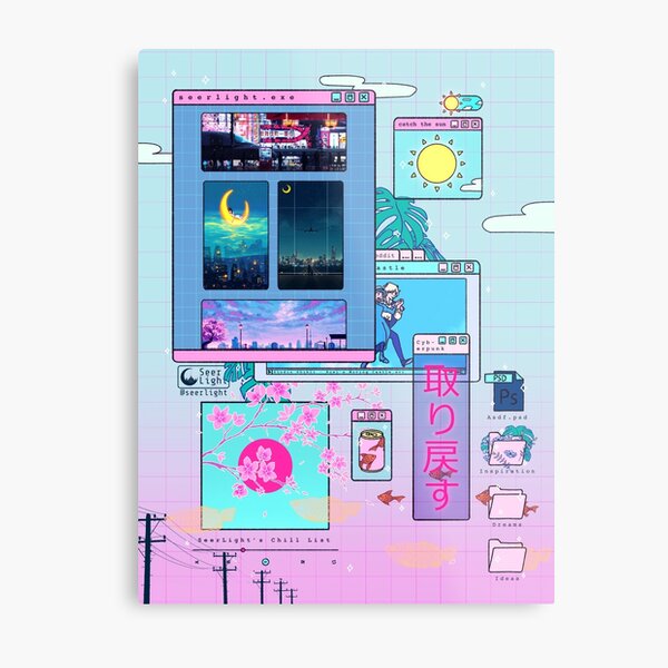 SeerLight desktop day Metal Print