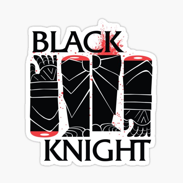 Black Knight Flag Sticker