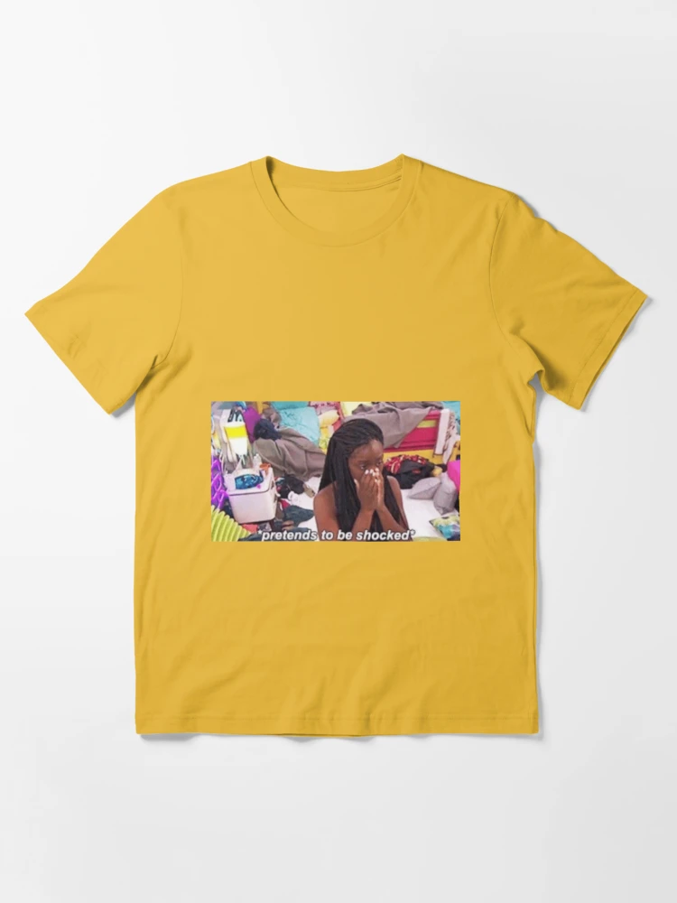 Pretends to be shocked meme Essential T-Shirt for Sale by beccalopezz