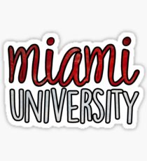 Miami University 2tone Sticker