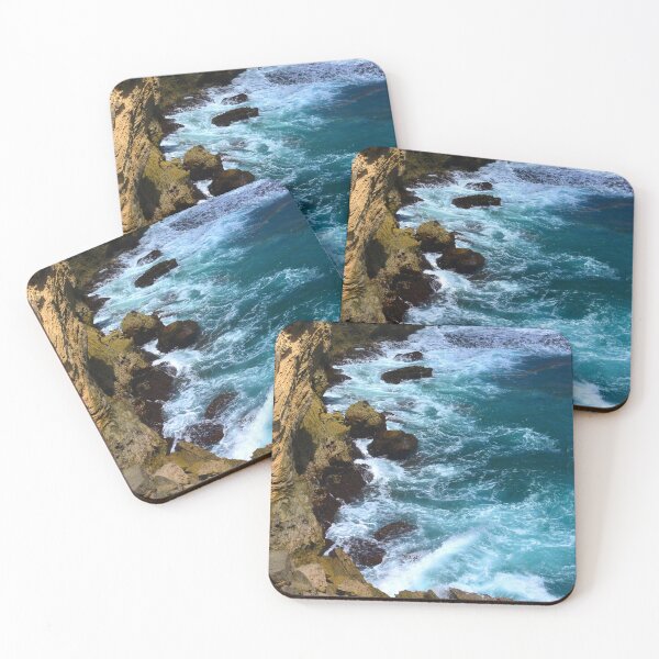 Item preview, Pounding Ocean Surf on Jagged, Rocky Coastline Art Photo designed and sold by DEC02.