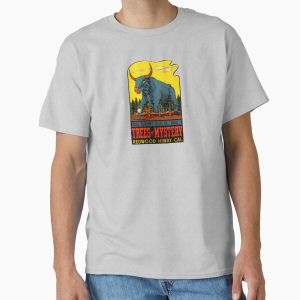 Item preview, Blue Ox Babe Redwood Highway California Vintage Travel Decal designed and sold by hilda74.