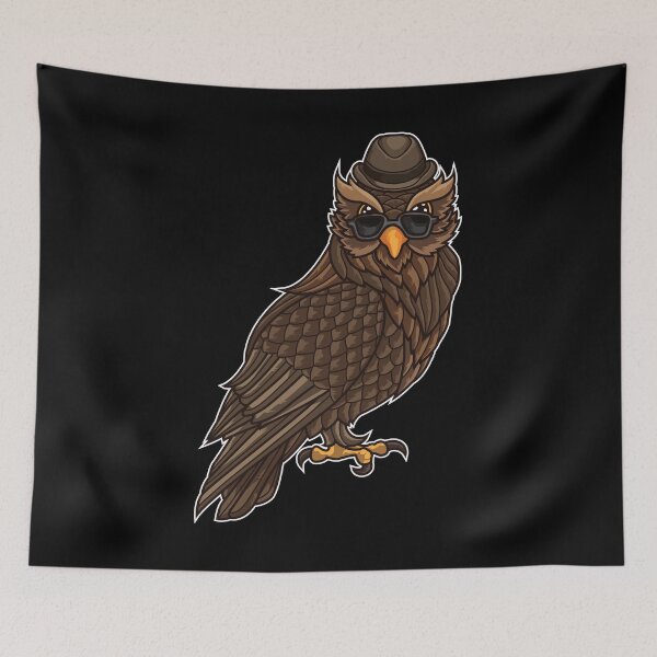 Item preview, Cool Owl With A Hat | Night Active In The Clubs. designed and sold by anziehend.