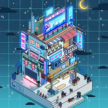 Artwork thumbnail, Corner Store Night by SeerStuff