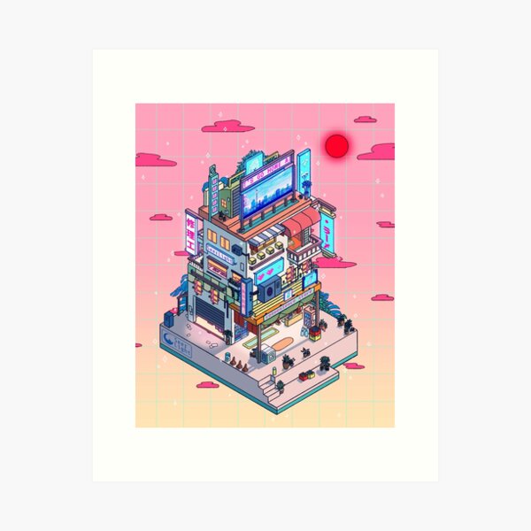 Item preview, Corner Store Evening designed and sold by SeerStuff.