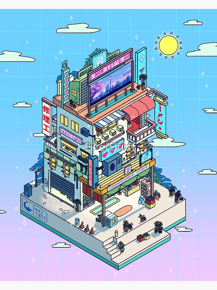 Corner Store Day by SeerStuff