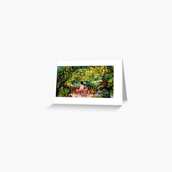 Summer Trees by Malinda Frances Knowles Greeting Card