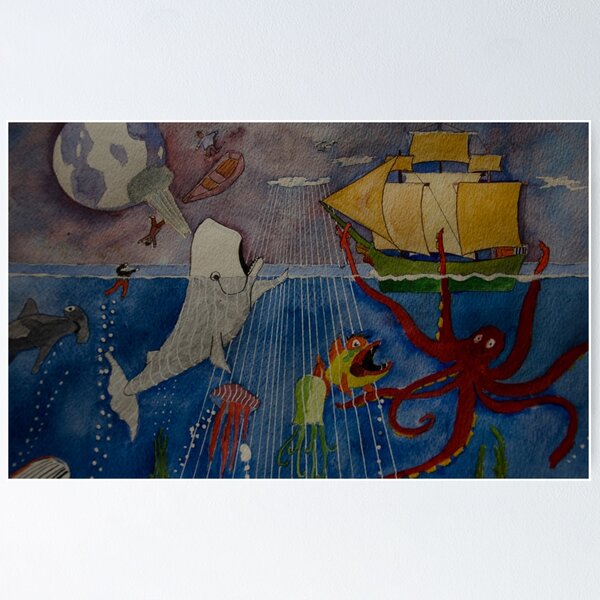 Item preview, Moby Dick designed and sold by mikeloughlin.