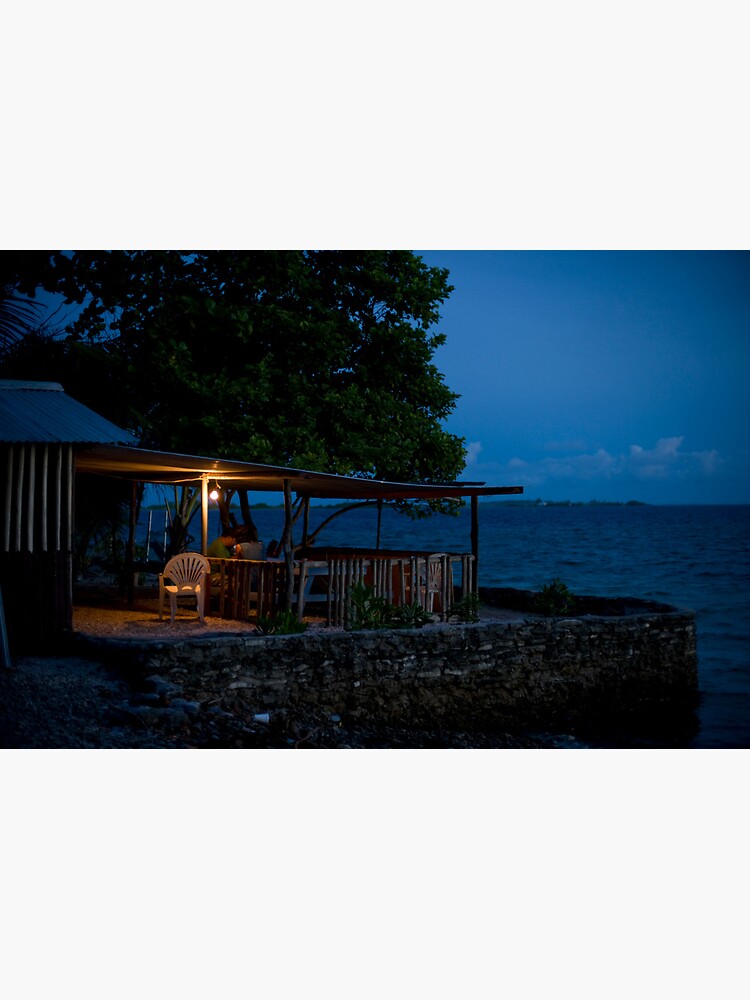 "the Cafe, Jabor, Jaluit, Marshall Islands" Poster by camillaskye