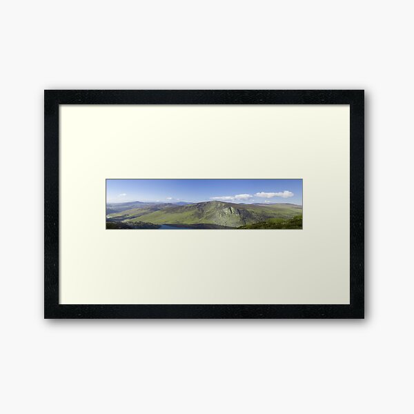 Wicklow Mountains, Ireland - Panoramic Framed Art Print