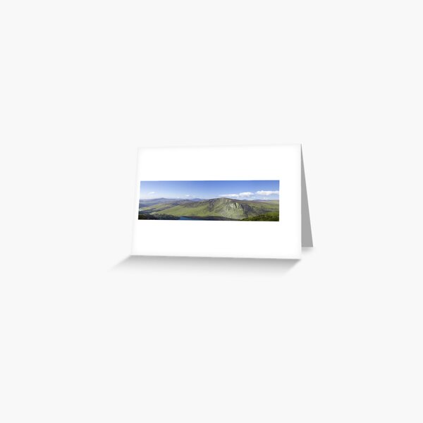 Wicklow Mountains, Ireland - Panoramic Greeting Card