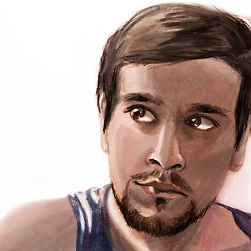 Artwork thumbnail, Pensive by Raphael Galvis