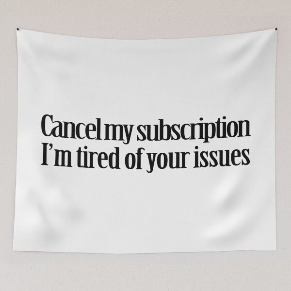Item preview, Cancel My Subscription designed and sold by FiveCounty.