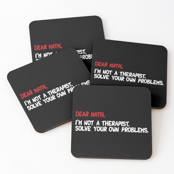 Item preview, DEAR MATH SOLVE YOUR OWN PROBLEMS designed and sold by FiveCounty.
