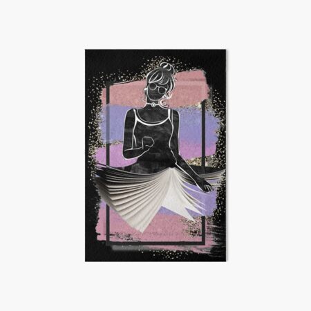 Chic Book Dress Art Board Print