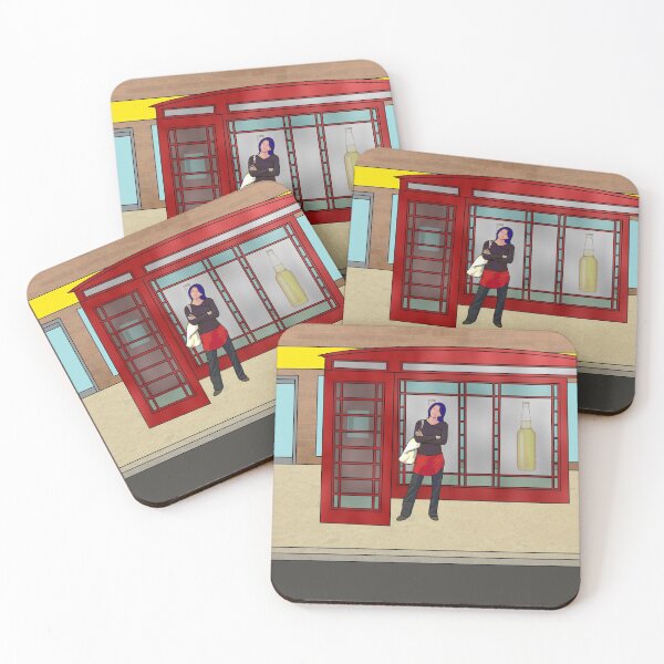 Item preview, bus stop designed and sold by IanByfordArt.