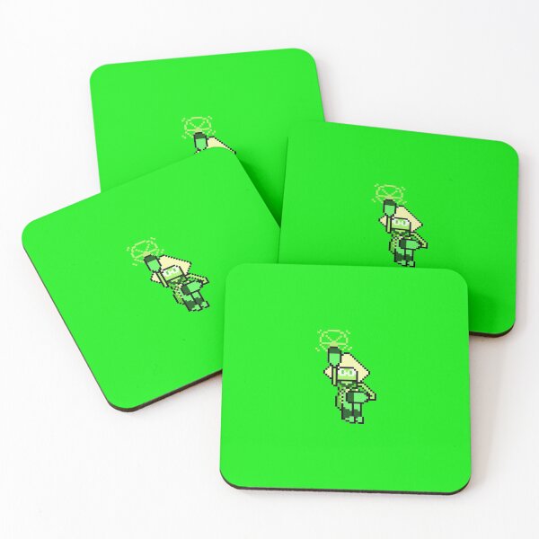 Pixel Steven Universe - Flying Peridot Coasters (Set of 4)