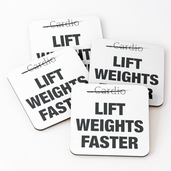 Item preview, Lift Weights Faster BLACK designed and sold by auvincentlai.