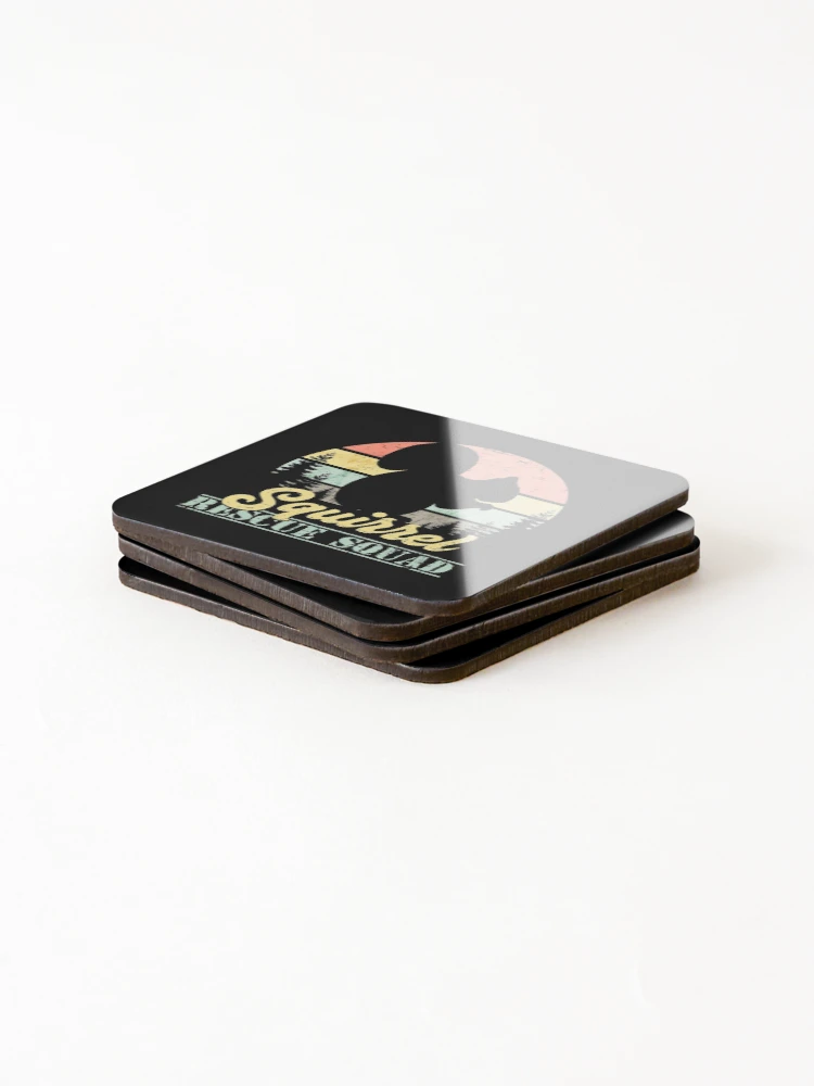 Thumbnail 4 of 5, Coasters (Set of 4), Squirrel Rescue designed and sold by RiffXS.