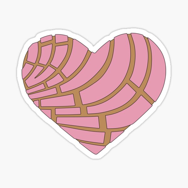 Vista previa del artículo con la obra «La Concha Comida Mexicana Pan Dulce Mexicana Corazón Corazón», diseñado y vendido por Shirt-Surf.