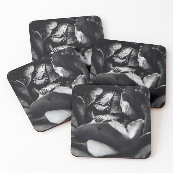 Item preview, rose texture abstract in black and white designed and sold by Mrvell.