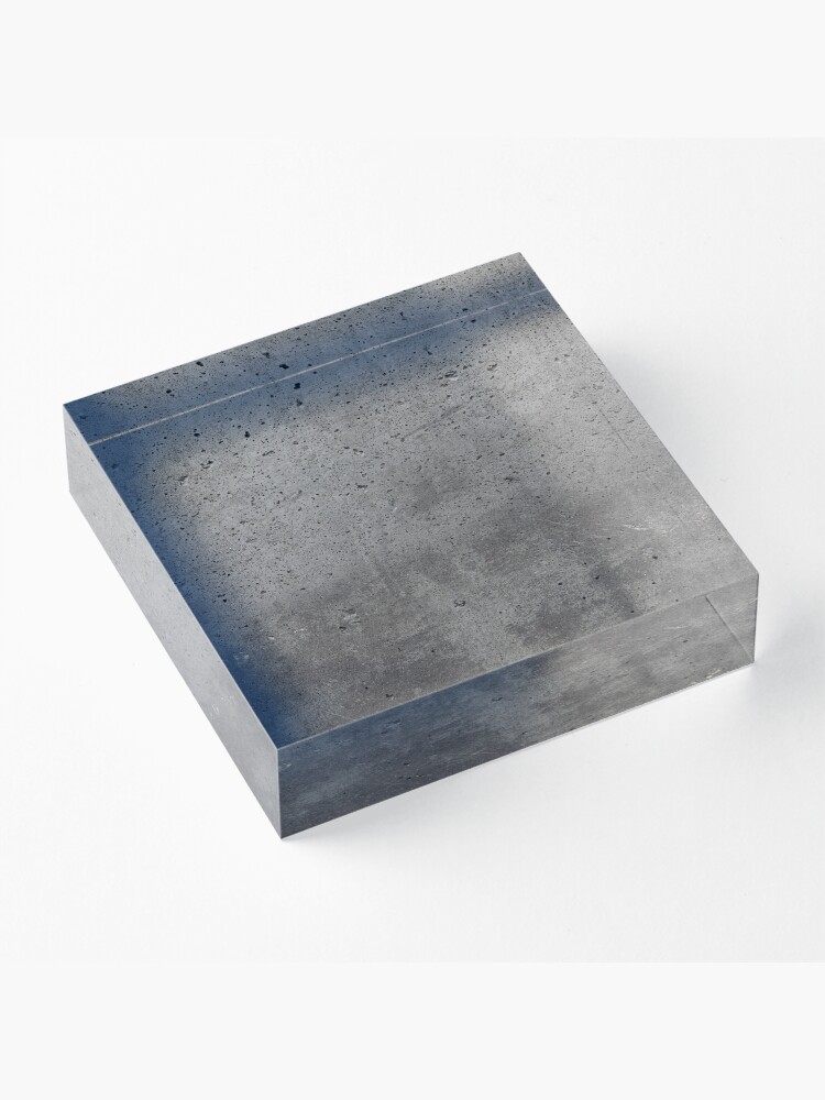 Alternate view of Grey textured concrete wall exterior Acrylic Block