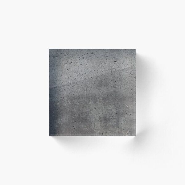 Grey textured concrete wall exterior Acrylic Block