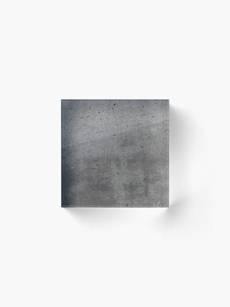 Alternate view of Grey textured concrete wall exterior Acrylic Block