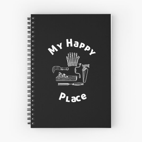 Item preview, Woodworking is my happy place designed and sold by MandWthings.