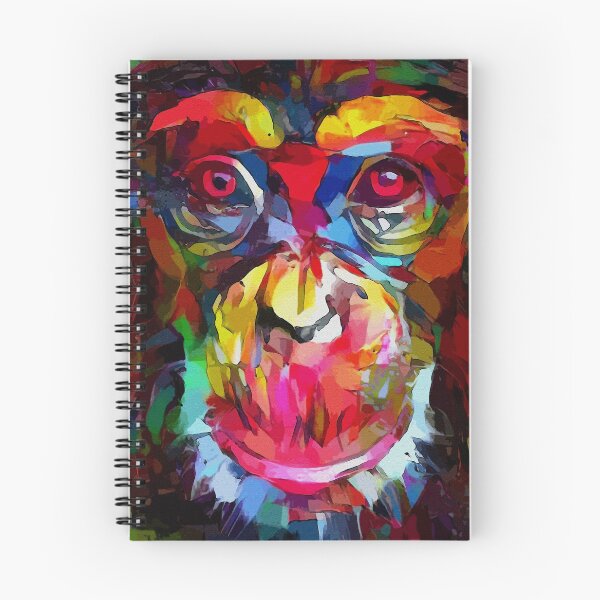 Aperçu de l'œuvre Le singe - peintures de Lea Roche - Singe, singe, gorille créée et vendue par L. ROCHE.