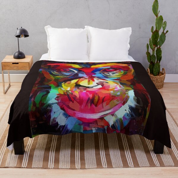 Item preview, The monkey - Lea Roche paintings - singe, monkey, gorilla designed and sold by L. ROCHE.