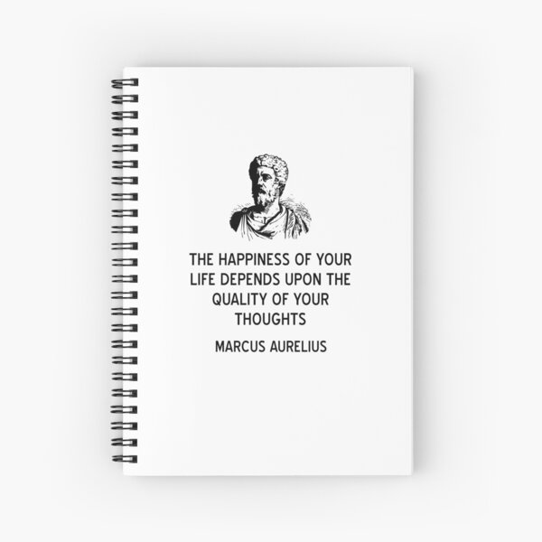Item preview, Stoic Marcus Aurelius Quote on Happiness designed and sold by jutulen.
