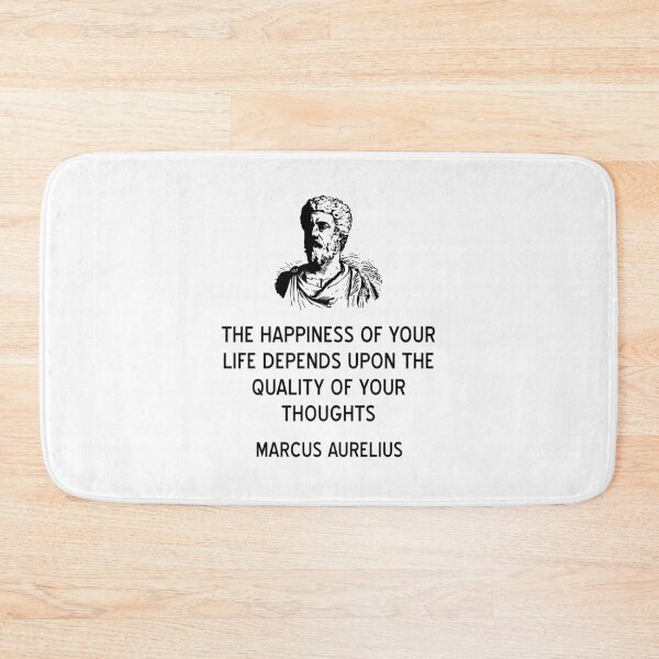 Item preview, Stoic Marcus Aurelius Quote on Happiness designed and sold by jutulen.