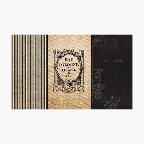 Item preview, Vintage Burlap Ticker Look designed and sold by Marcee Duggar.