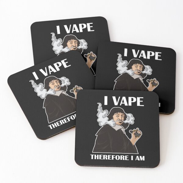 Item preview, I Vape Therefore I Am | Vaping Rene Descartes designed and sold by anziehend.