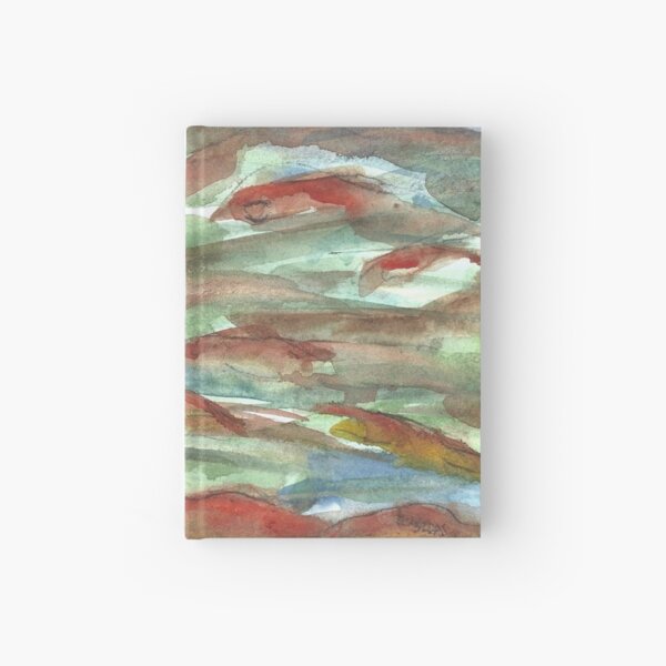 Swimming Like Fish - Golden Cloud Hardcover Journal