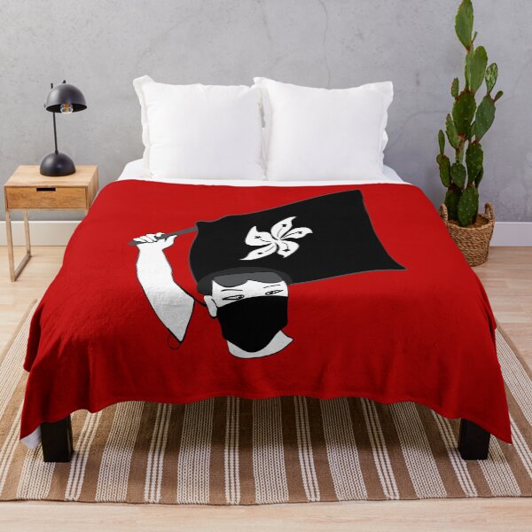 Item preview, Hong Kong Protests, Stop Killing us, the protester raises the flag designed and sold by Good-Politics.