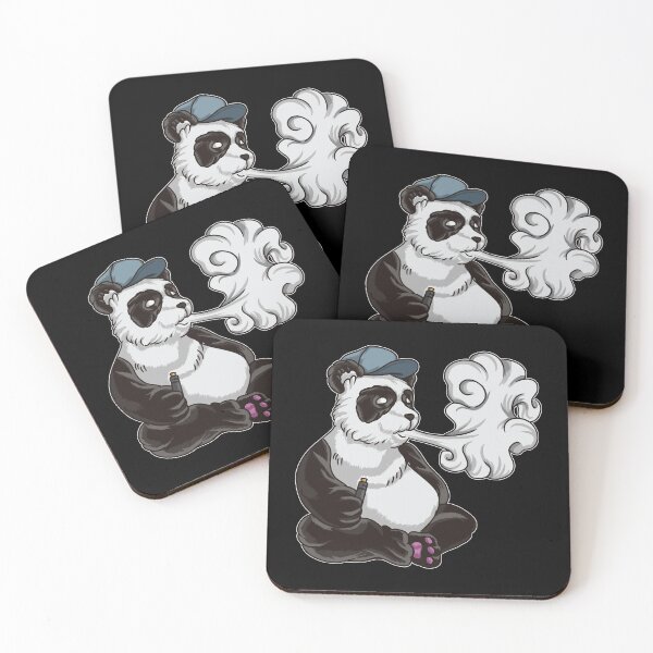 Item preview, Vaping Panda Bear Illustration | Animal Vape designed and sold by anziehend.