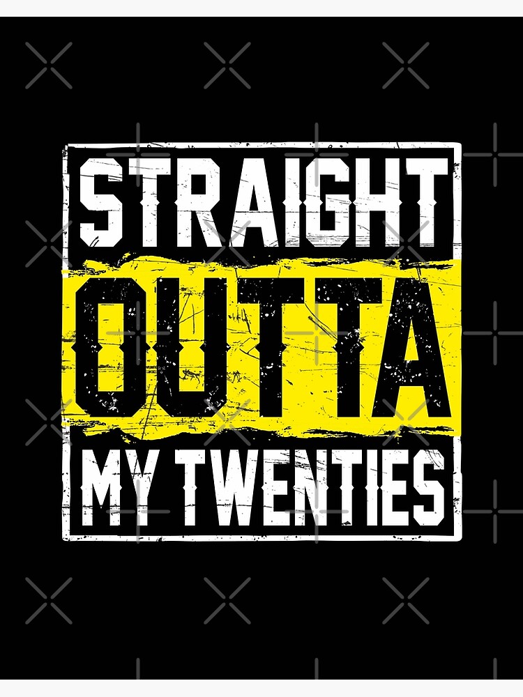 Straight Outta My Thirties Womens 40Th Birthday Shirt Women