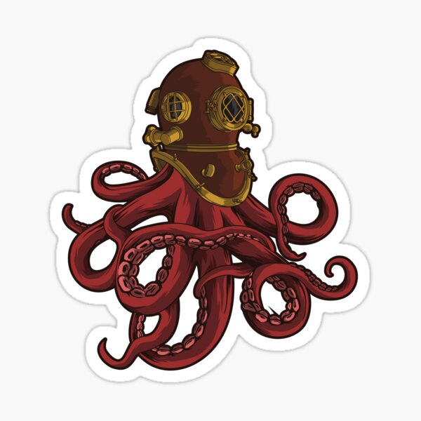 Item preview, Scuba Octopus | Deep-Sea Diving designed and sold by anziehend.