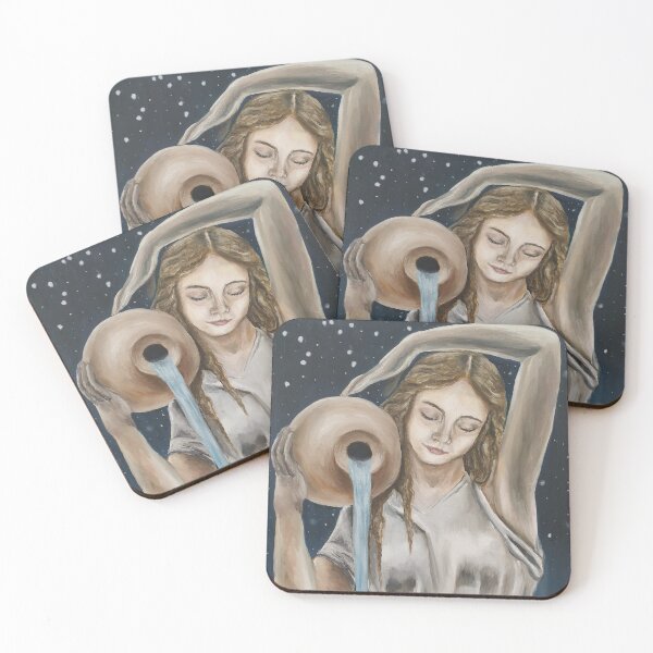 Item preview, Aquarius - The Water Carrier - Astrology designed and sold by CleaViolet.