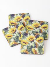 Sunflowers Forever Coasters