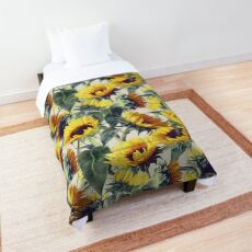 Sunflowers Forever Comforter