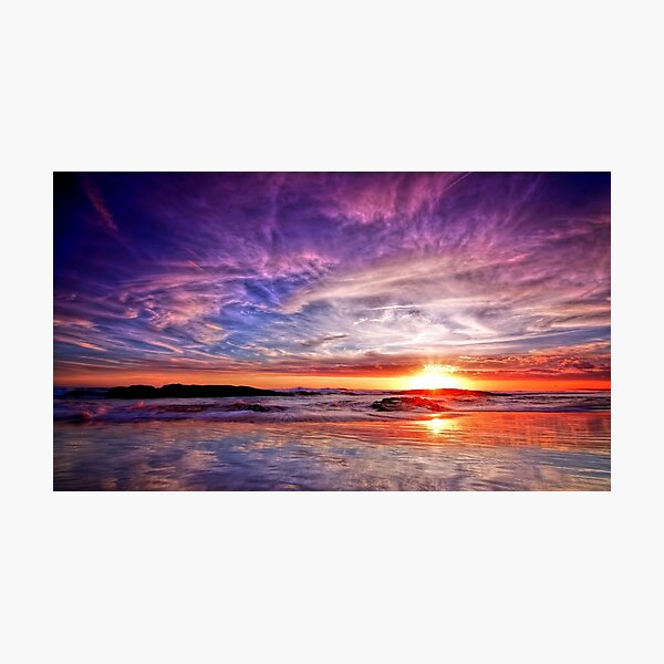Item preview, Birubi Sunset designed and sold by Centralian Images.