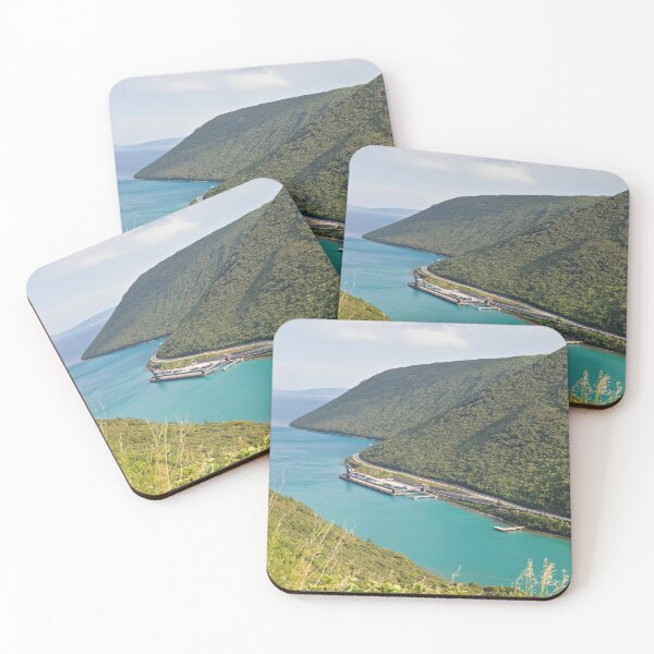 Item preview, Aerial panoramic view to the small seaport in Istra, Croatia designed and sold by anytka.