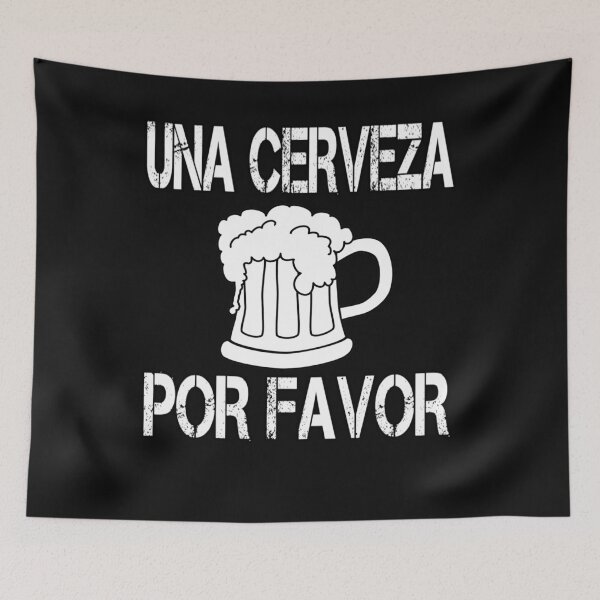 Item preview, Una Cerveza Por Favor Spanish Beer Gift designed and sold by Kiwi-Tienda2017.