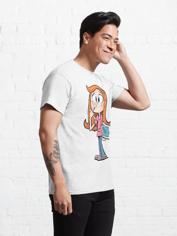 Alternate view of confused girl with a tablet has no inspiration Classic T-Shirt