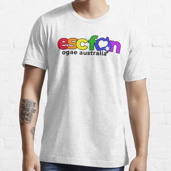 ESCFAN -OGAE Australia Logo (Pride, Black) Essential T-Shirt