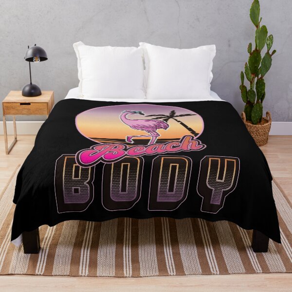 Item preview, Beach Body | Funny Retro Flamingo designed and sold by anziehend.