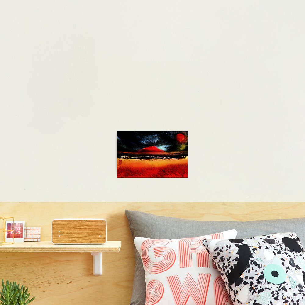 Red Mountains Photographic Print